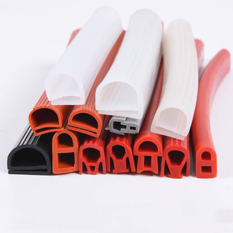 Multi-color e-profile silicone sealing strips